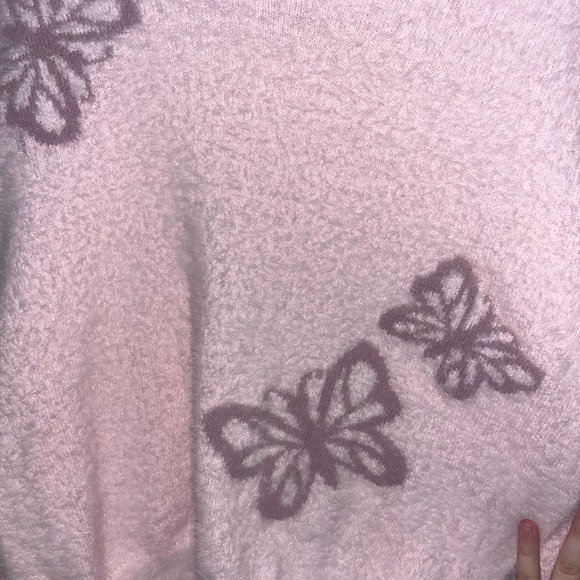 Pink Butterfly Sweater - Picture 2 of 4